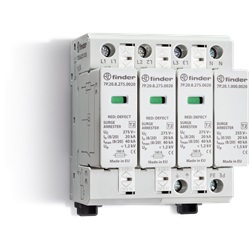 Scaricatori di sovratensione 275 V Max per SPD Tipo 1 “Low Up”, Tipo 2 (Uc) (per UN = 230-240 V AC) e Tipo 3 20 kA (I n Tipo 2)