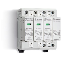 SPD Classe 2 Trifase 4P 275VAC 20kA Montaggio Guida DIN