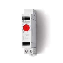Termostato industriale riscaldamento 10A 0-60°C montaggio guida DIN controllo temperatura quadro elettrico