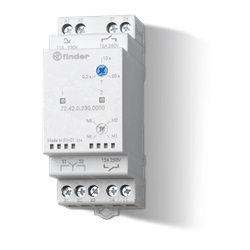 Relè di controllo livello per pompe 12A 110-240 V DC/AC 2 contatti NA indipendenti  