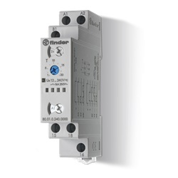 Temporizzatore multifunzione modulare 12-240V 16A montaggio su guida a cappello controllo temporale preciso