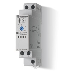 Temporizzatore ritardo eccitazione 24-240V 16A montaggio guida