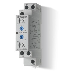 Temporizzatore intermittenza asimmetrico modulare montaggio guida