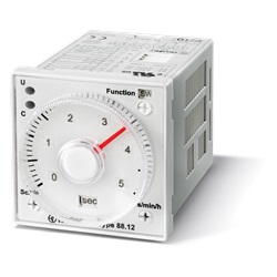 Temporizzatore innesto octal multifunzione 2 contatti CO 8A 230V AC/DC controllo temporale industriale