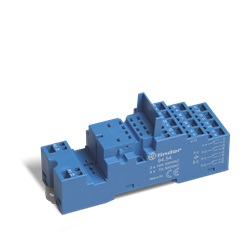 ZOCCOLO CON MORSETTI A MOLLA 4P S.5