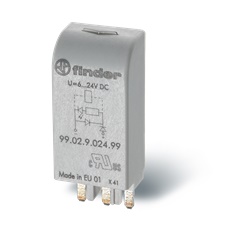 Indicatore LED compatto 6-24V AC/DC per impianti elettrici professionali