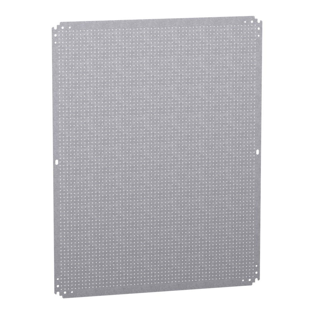 Pannello microperforato acciaio zincato 1000x800 mm per montaggio multifunzione cassetta PanelSeT CNR S3D S3X PLM