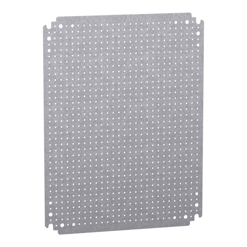 Pannello microperforato acciaio zincato 500x400 mm per montaggio cassetta PanelSeT CNR S3D S3X PLM
