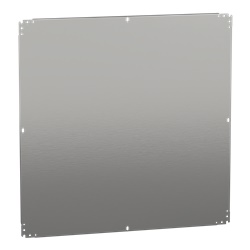 Piastra interna lamiera zincata 1000x1000 mm montaggio multifunzione per cassette elettriche