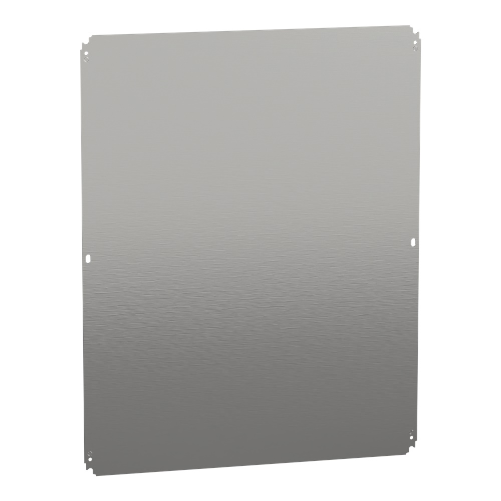Piastra interna lamiera zincata 1000x800 mm montaggio multifunzione per cassette industriali