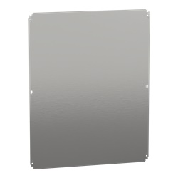 Piastra interna lamiera zincata 1000x800 mm montaggio multifunzione per cassette elettriche