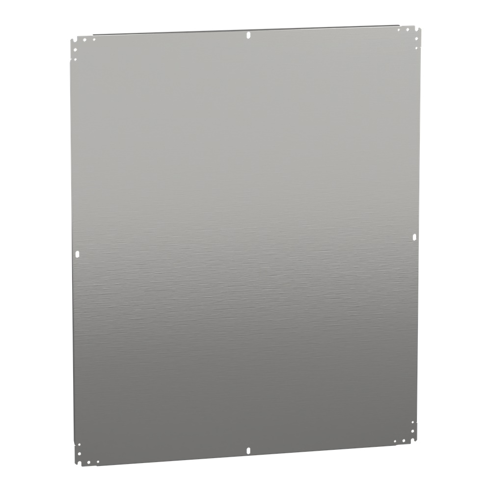 Piastra interna lamiera zincata 1200x1000 mm montaggio multifunzione per cassette elettriche