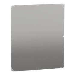 Piastra interna lamiera zincata 1200x1000 mm montaggio multifunzione per cassette elettriche