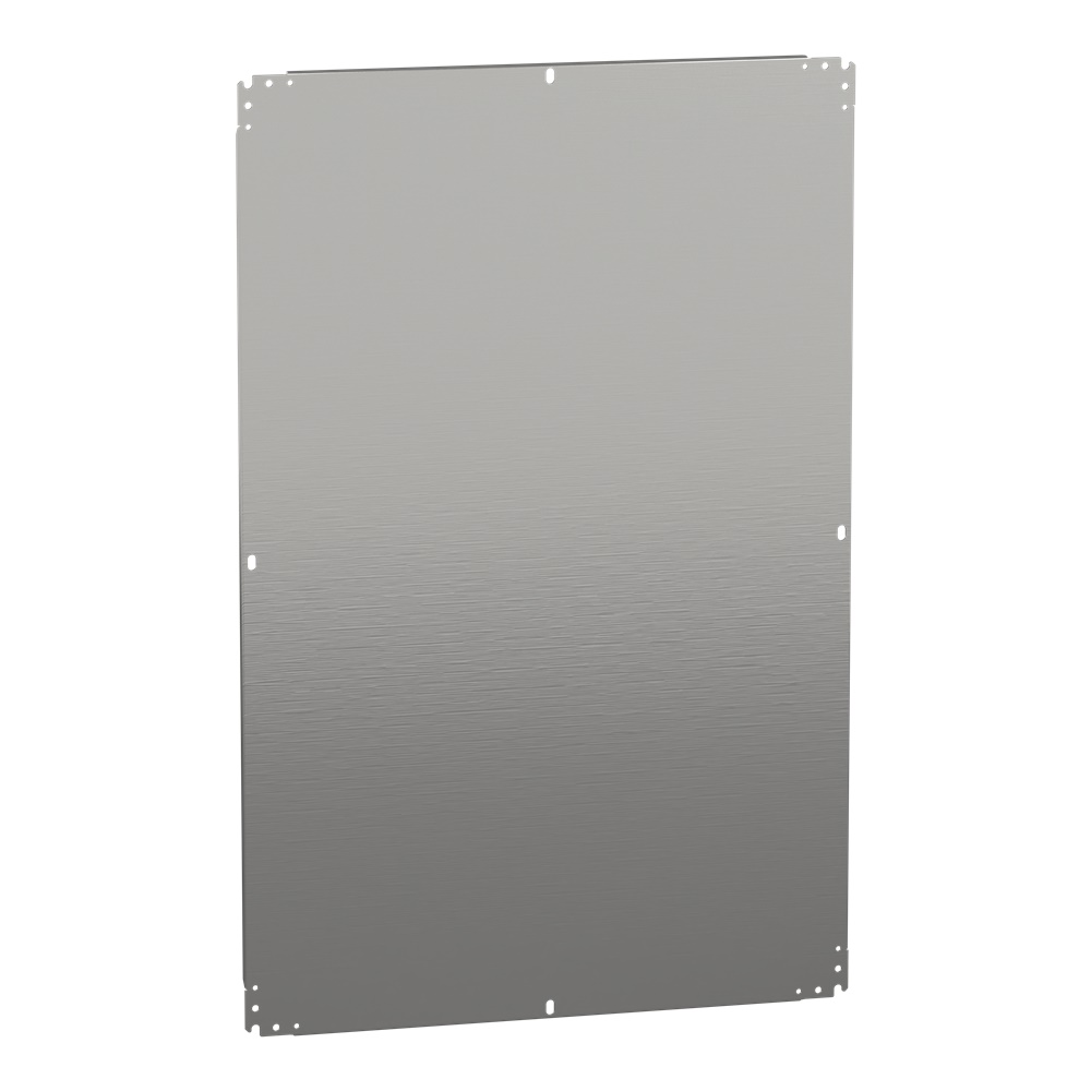 Piastra montaggio interna lamiera zincata 1200x800 mm per cassette industriali