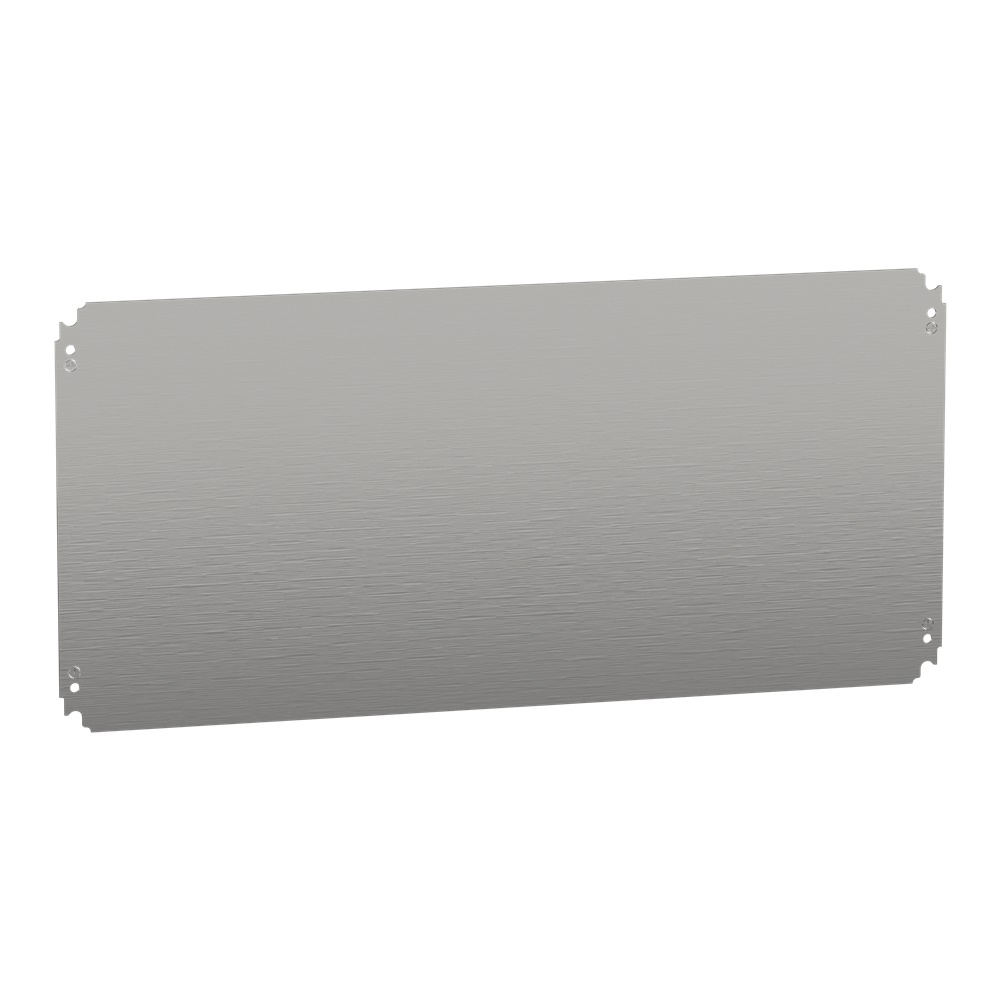 Piastra interna lamiera zincata 400x800 mm montaggio multifunzione per cassette elettriche