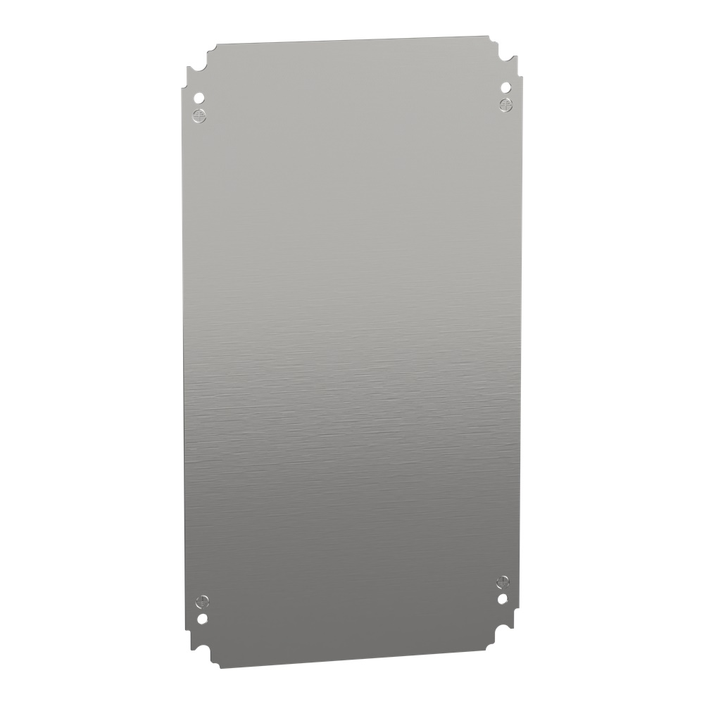 Piastra interna lamiera zincata 500x300 mm montaggio multifunzione per cassette elettriche