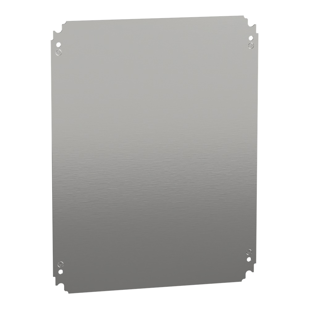 Piastra interna lamiera zincata 500x400 mm per montaggio multifunzione carico 90 kg