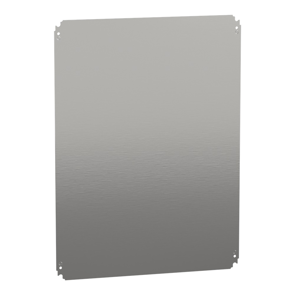 Piastra interna in lamiera zincata 800x600 mm per montaggio cassetta elettrica PanelSeT CRN S3D S3X PLM