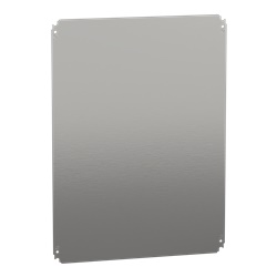 Piastra interna lamiera zincata 800x600 mm montaggio multifunzione per cassette elettriche PanelSeT