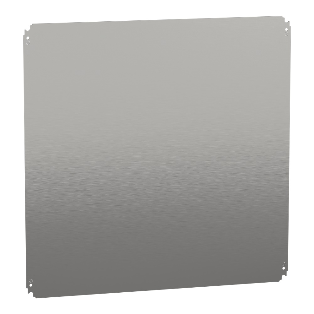 Piastra interna lamiera zincata 800x800 mm montaggio multifunzione per cassette elettriche