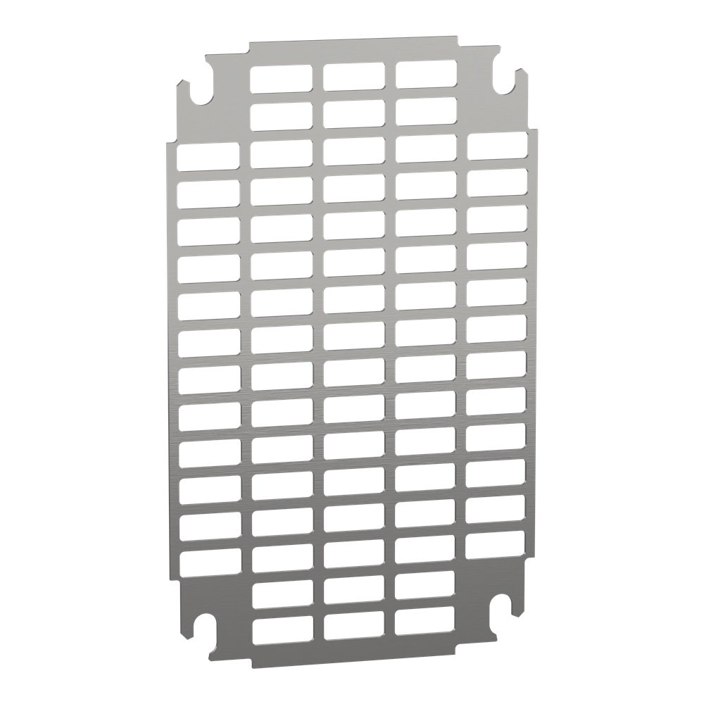 Pannello preforato Telequick 300x200 mm acciaio zincato montaggio multifunzione cassetta armadio