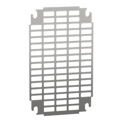 Pannello preforato Telequick 300x200 mm acciaio zincato montaggio multifunzione cassetta armadio