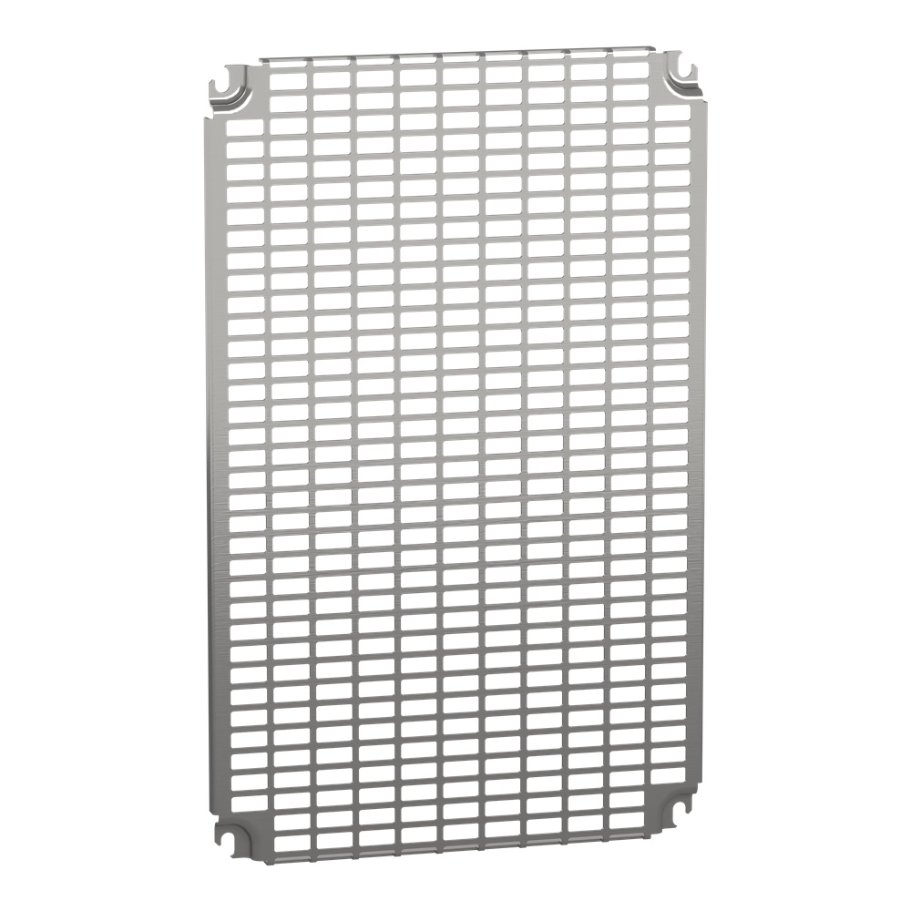 Pannello preforato Telequick 600x400 mm acciaio zincato per cassette armadio