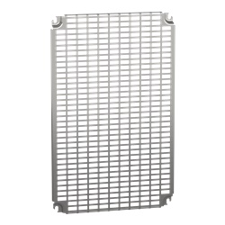 Pannello preforato Telequick 600x400 mm acciaio zincato per cassette armadio
