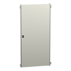 Porta interna in lamiera acciaio RAL 7035 1200x600 mm IP66 per armadio con serratura doppia barra