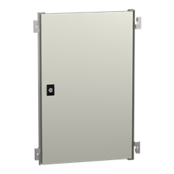 Porta interna acciaio grigio 600x400 mm per cassette da parete multifunzione carico 30 kg/m²