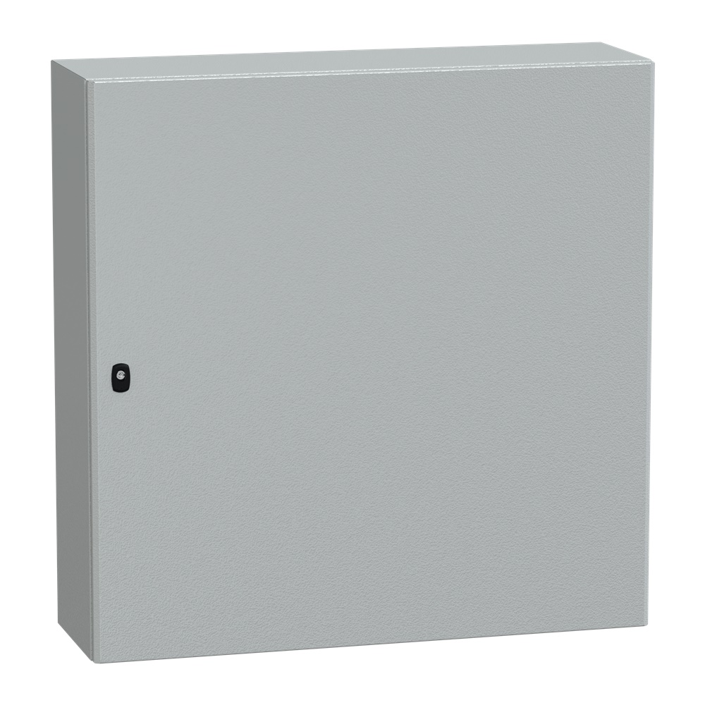 Cassetta in acciaio montata a parete, Spacial S3D, porta piena, senza piastra di montaggio, 1000x1000x300 mm, IP66, IK10