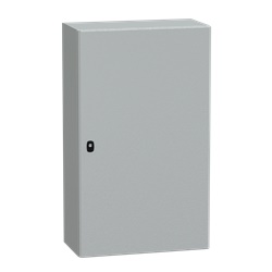 Cassetta in acciaio montata a parete, Spacial S3D, porta piena, senza piastra di montaggio, 1000x600x300mm, IP66, IK10