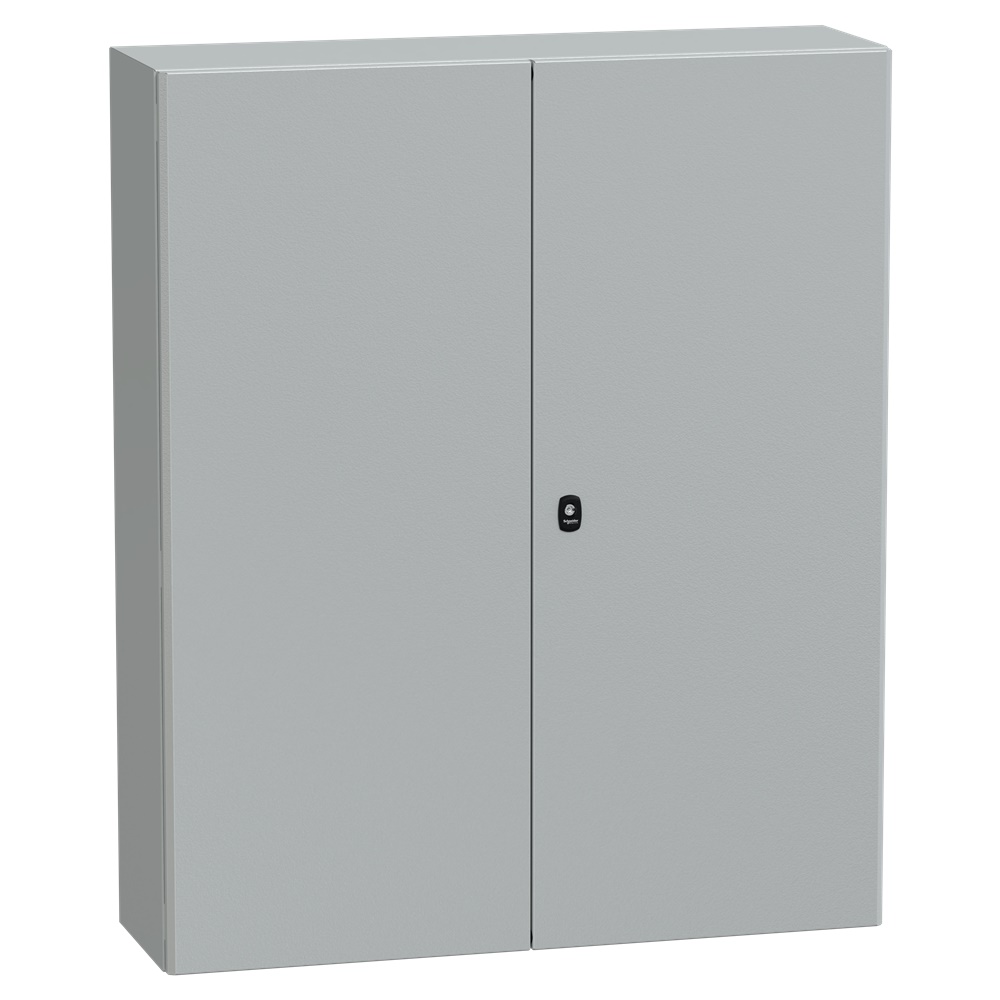 Cassetta in acciaio montata a parete, Spacial S3D, porta piena senza piastra 1200x1000x300, IP55, IK10