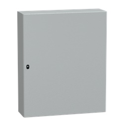 Cassetta in acciaio montata a parete, Spacial S3D, porta piena, con piastra di montaggio, 1200x1000x300mm, IP66, IK10