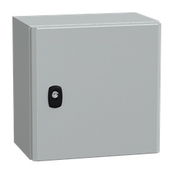 Cassetta acciaio parete PanelSeT S3D 300x300x200mm IP66 IK10 grigio RAL7035 multiuso
