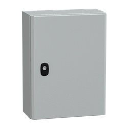 Cassetta acciaio montaggio parete PanelSeT S3D 400x300x150 mm IP66 IK10 grigio RAL 7035