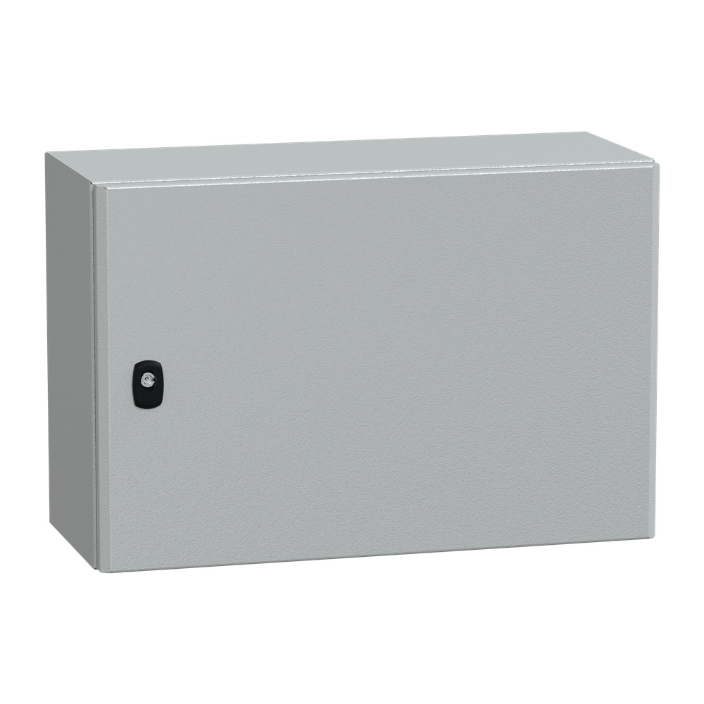 Cassetta in acciaio montata a parete, Spacial S3D, porta piena, senza piastra di montaggio, 400x600x250mm, IP66, IK10