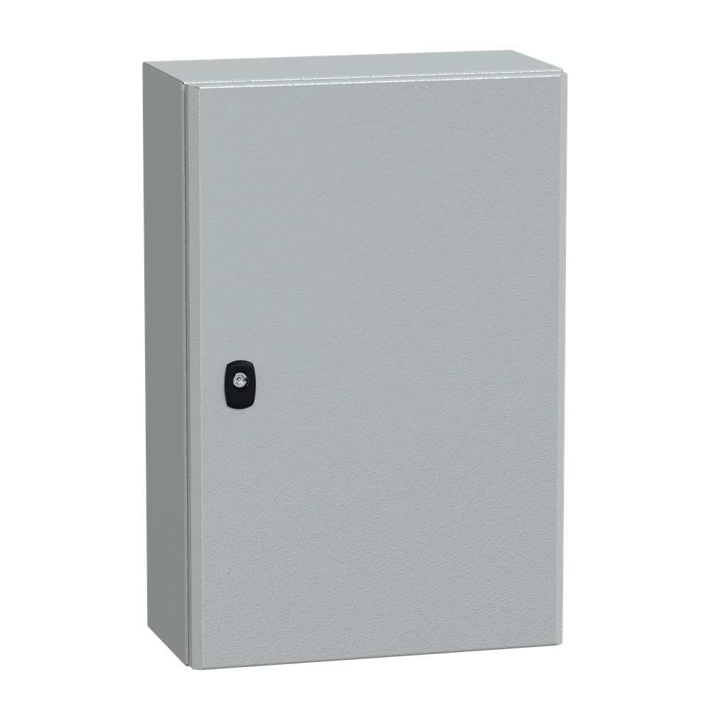 Cassetta da parete in acciaio PanelSeT S3D 600x400x200mm IP66 IK10 grigio RAL7035