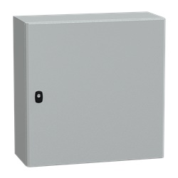 Cassetta acciaio montata parete PanelSeT S3D 600x600x250mm IP66 IK10 grigio RAL7035