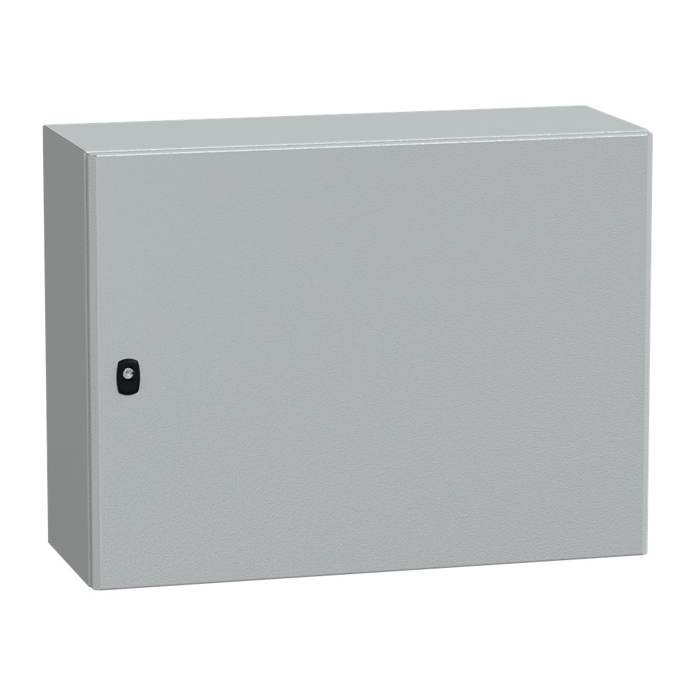 Cassetta in acciaio montata a parete, Spacial S3D, porta piena, senza piastra di montaggio, 600x800x300mm, IP66, IK10
