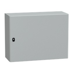 Cassetta in acciaio montata a parete, Spacial S3D, porta piena, senza piastra di montaggio, 600x800x300mm, IP66, IK10