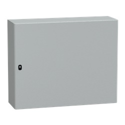 Cassetta in acciaio montata a parete, Spacial S3D, porta piena, senza piastra di montaggio, 800x1000x300 mm, IP66, IK10