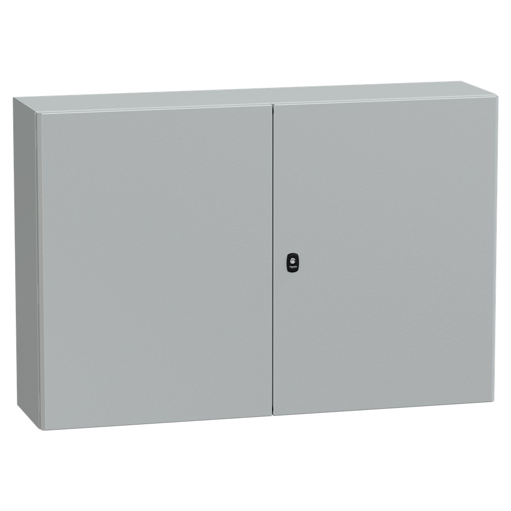 Cassa Spacial S3D + piastra 800X1200X300 2 porte RAL7035