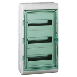 Quadro parete Mureva Enclosures IP65 3 file 36 moduli per impianti residenziali e industriali