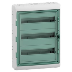 Quadro parete Mureva Enclosures IP65 3 file 54 moduli per installazioni residenziali e industriali