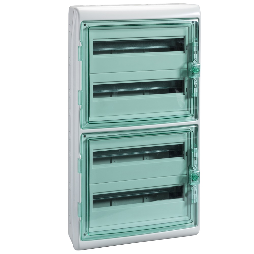 Quadro parete Mureva IP65 4 file 72 moduli per installazioni residenziali e industriali