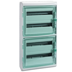 Quadro parete Mureva Enclosures IP65 4 file 72 moduli per installazioni residenziali e industriali