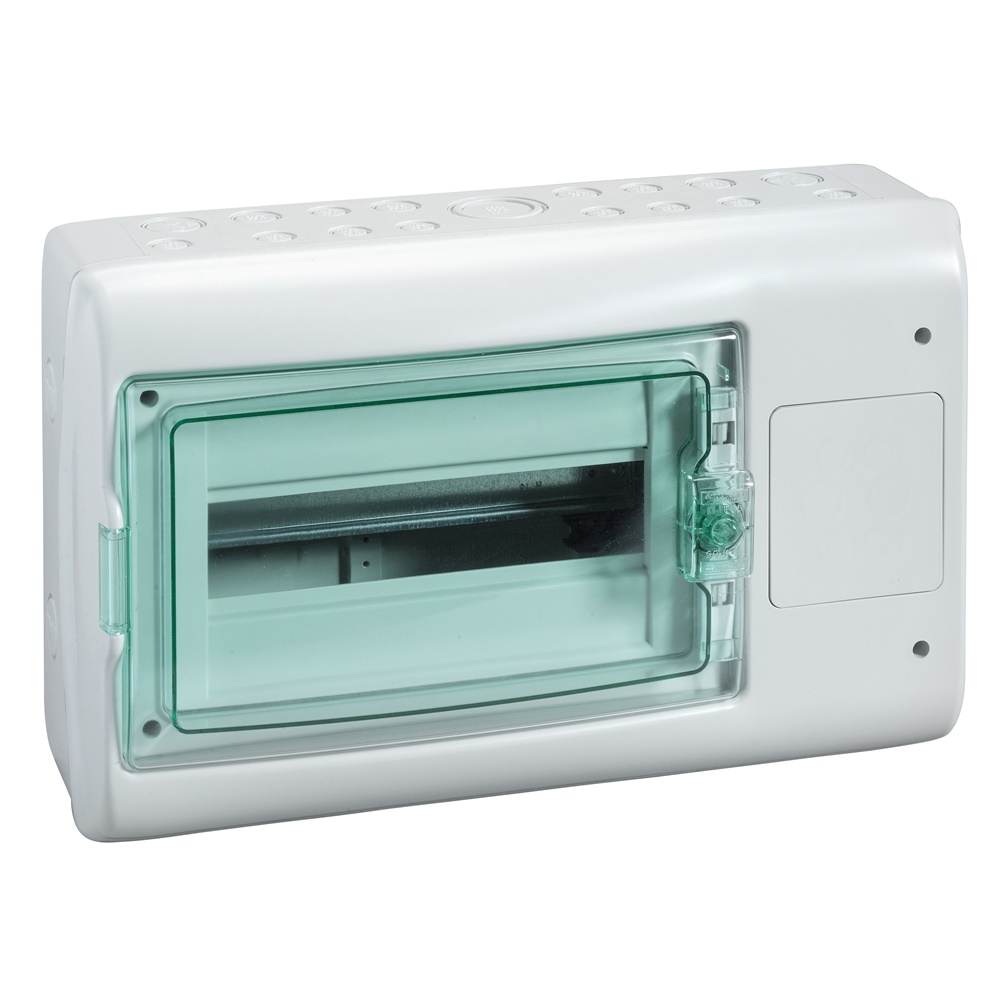 Quadro parete Mureva IP65 1 fila 12 moduli 1 apertura per installazioni elettriche