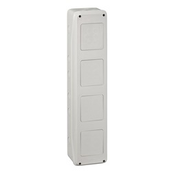 Modulo interfaccia Mureva Kaedra IP65 4 aperture per quadri elettrici