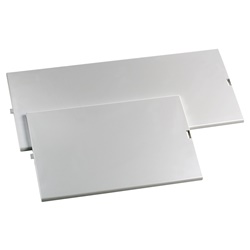 Pannello cieco grigio 18 moduli per quadri elettrici Mureva e Kaedra